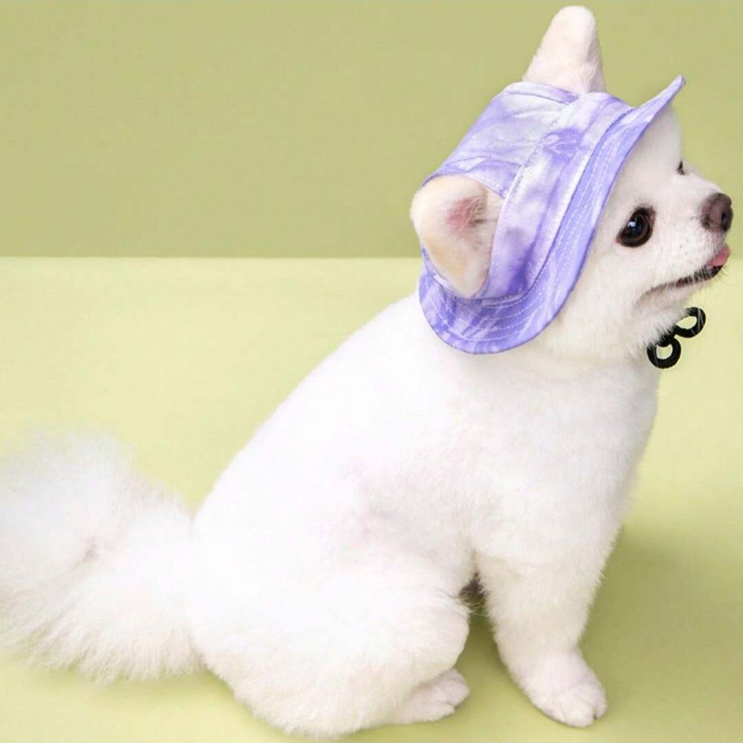 Adjustable Pet Bucket Hat With Wide Brim Design