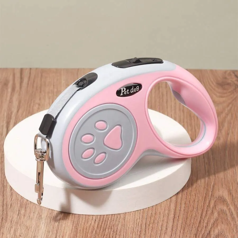 Retractable Dog Walking Leash With Adjustable Lead For Medium Dogs