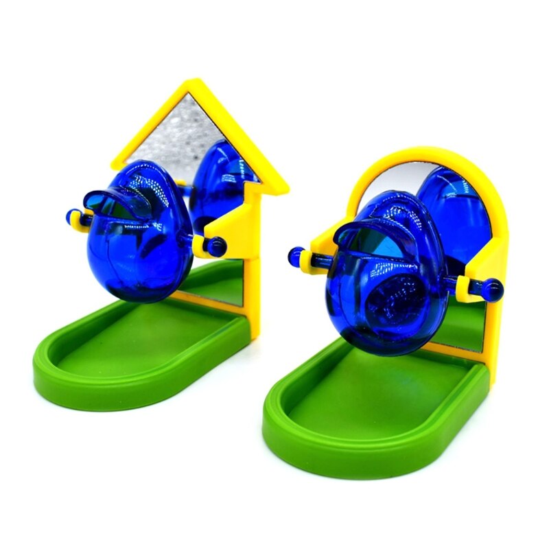 Colorful Bird Swing Toy for Parrots Cockatiels and Budgies with Durable — front view