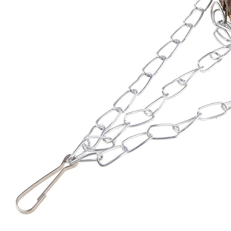 Nylon Bird Swing Toy for Parrots Cockatiels and Budgies Cage Accessories for Mental Stimulation — in use