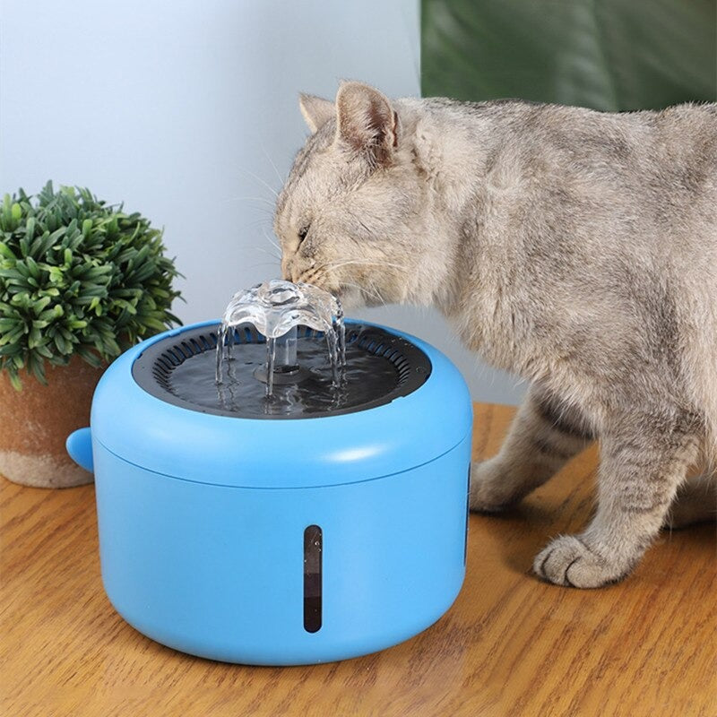 Stainless Steel Cat Water Fountain for Indoor Cats Clean Hygienic Easy to Maintain for Daily Use Pet — detail close-up