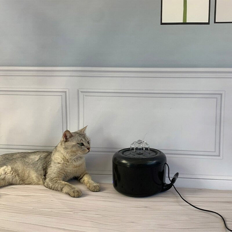 Stainless Steel Cat Water Fountain for Indoor Cats Clean Hygienic Easy to Maintain for Daily Use Pet — packaging