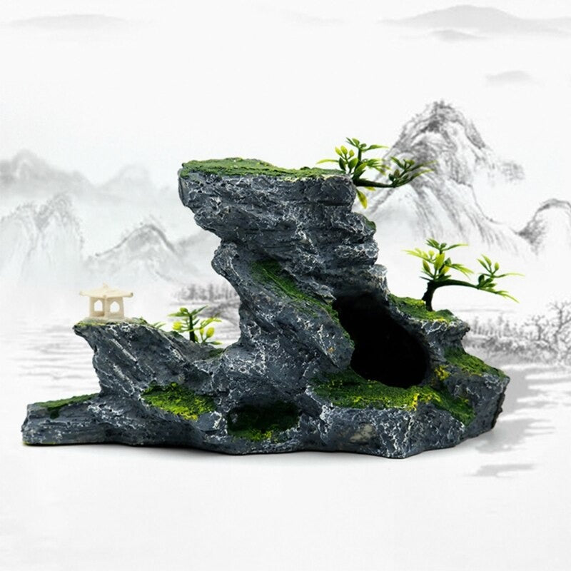 Aquarium Decoration for Freshwater and Saltwater Aquariums Precise Reliable and Easy to Install — side view
