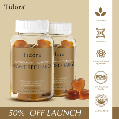 Tidora Night Recharge – Fall Asleep Fast, Wake Up Refreshed