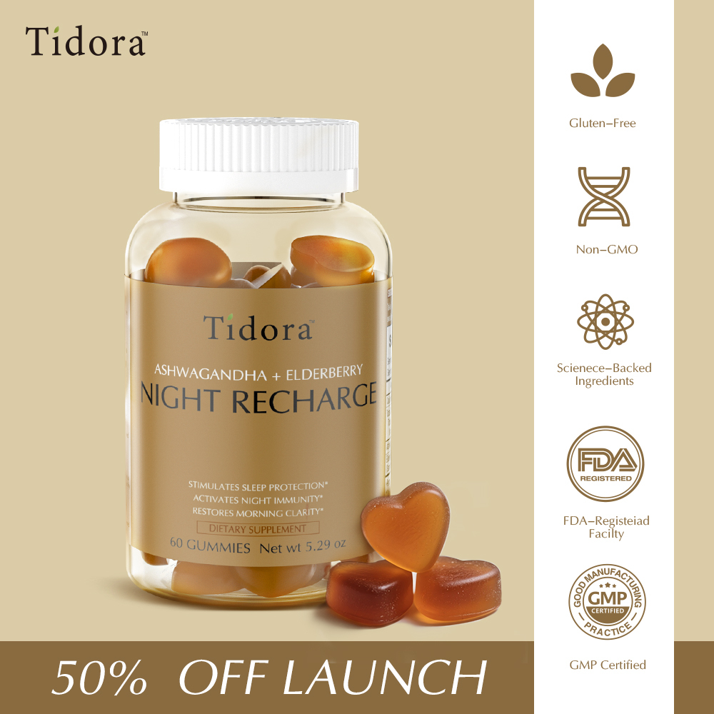 Tidora Night Recharge – Fall Asleep Fast, Wake Up Refreshed