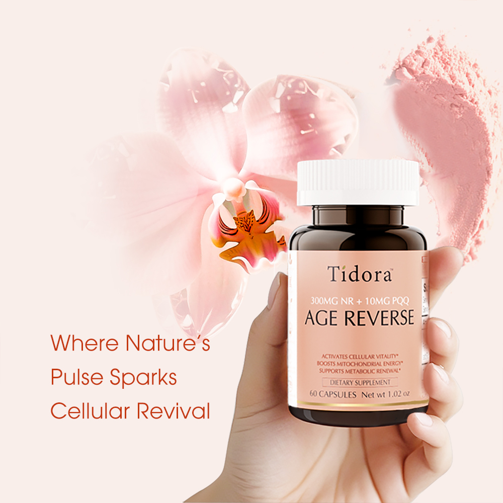 Tidora NAD+ Complex | 300mg NR + PQQ Clinically Effective | Cellular Repair for Aging, Energy & Metabolism