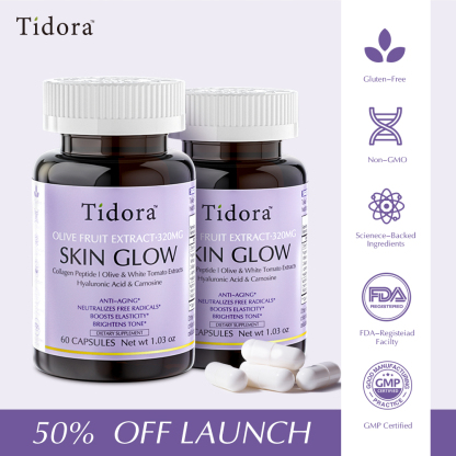 Tidora Skin Glow | Anti-Aging Serum | Wrinkle Eraser + Dark Spot Corrector