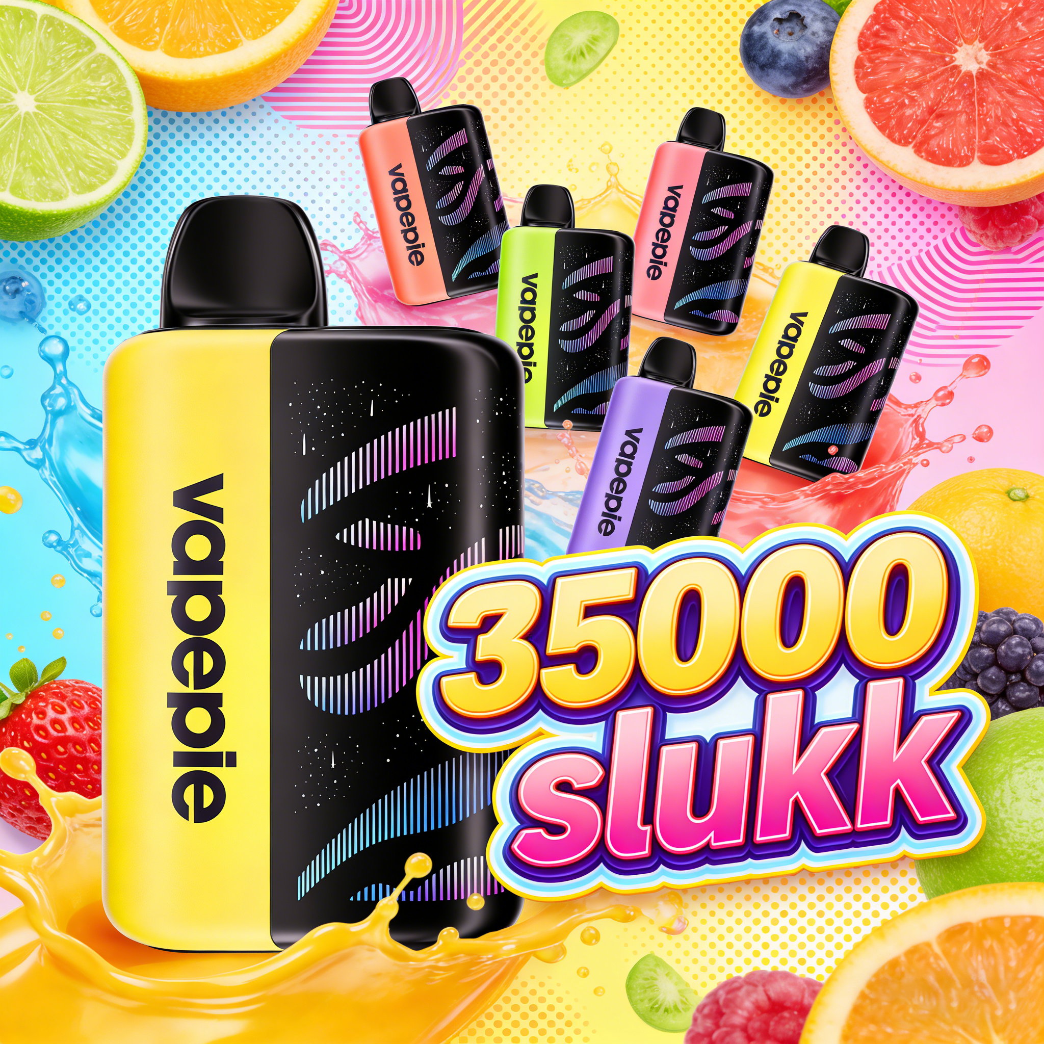 VAPEPIE GalacticGleam 35 000 slukk