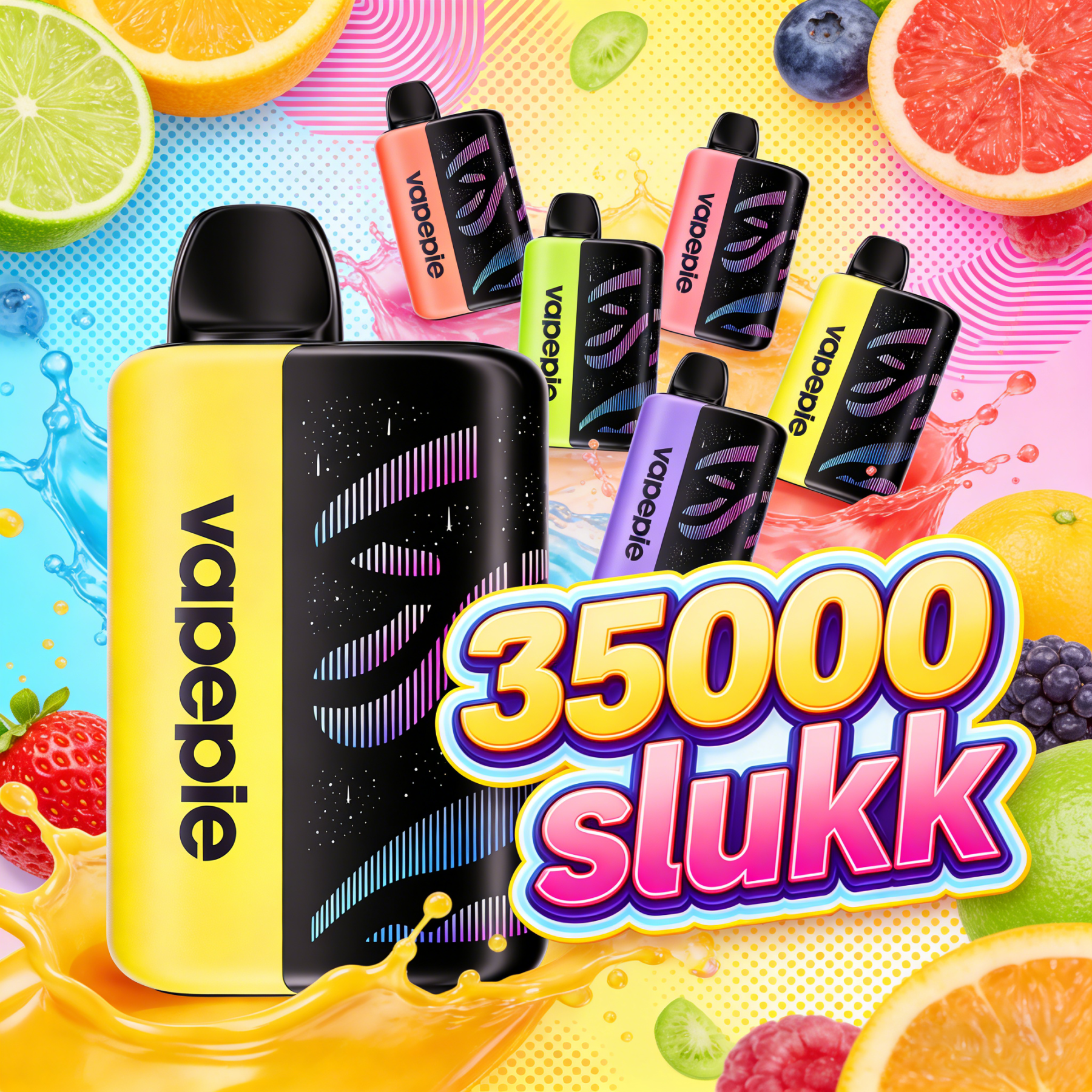 VAPEPIE GalacticGleam 35 000 slukk