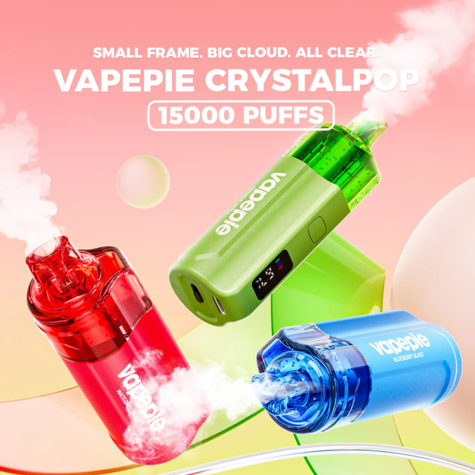 VAPEPIE Crystal Pop 15000 PUFFS