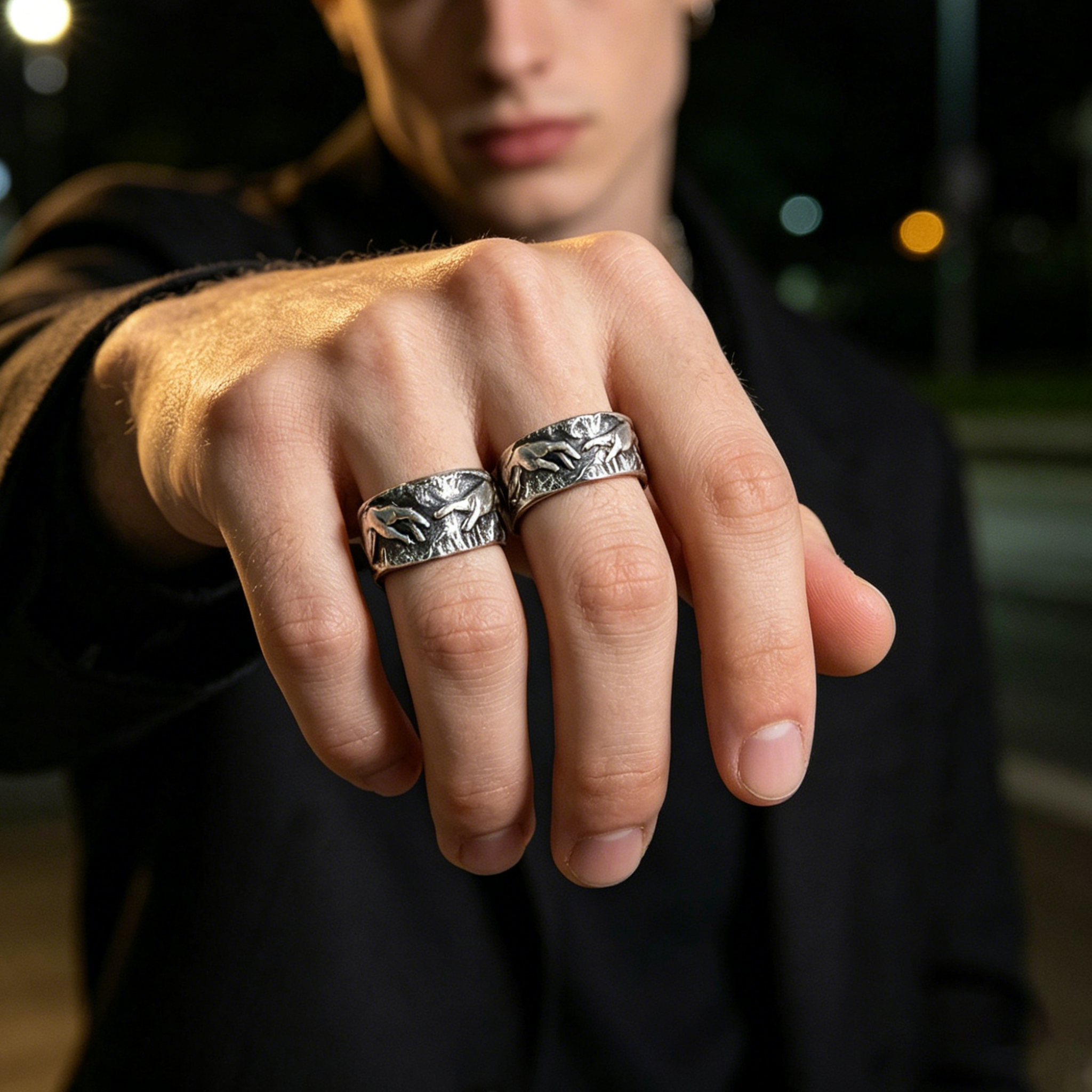 Creation of Adam Open Ring