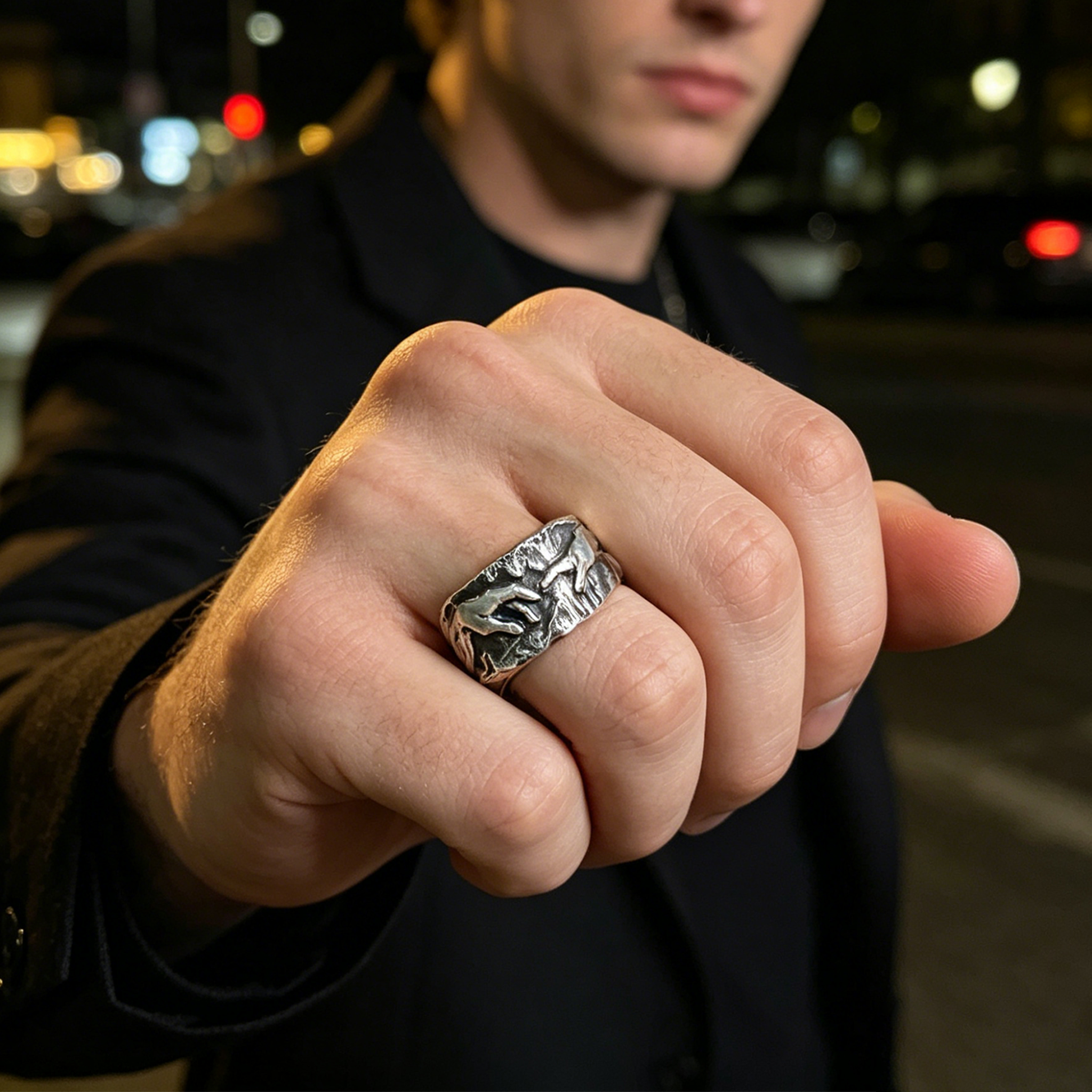 Creation of Adam Open Ring