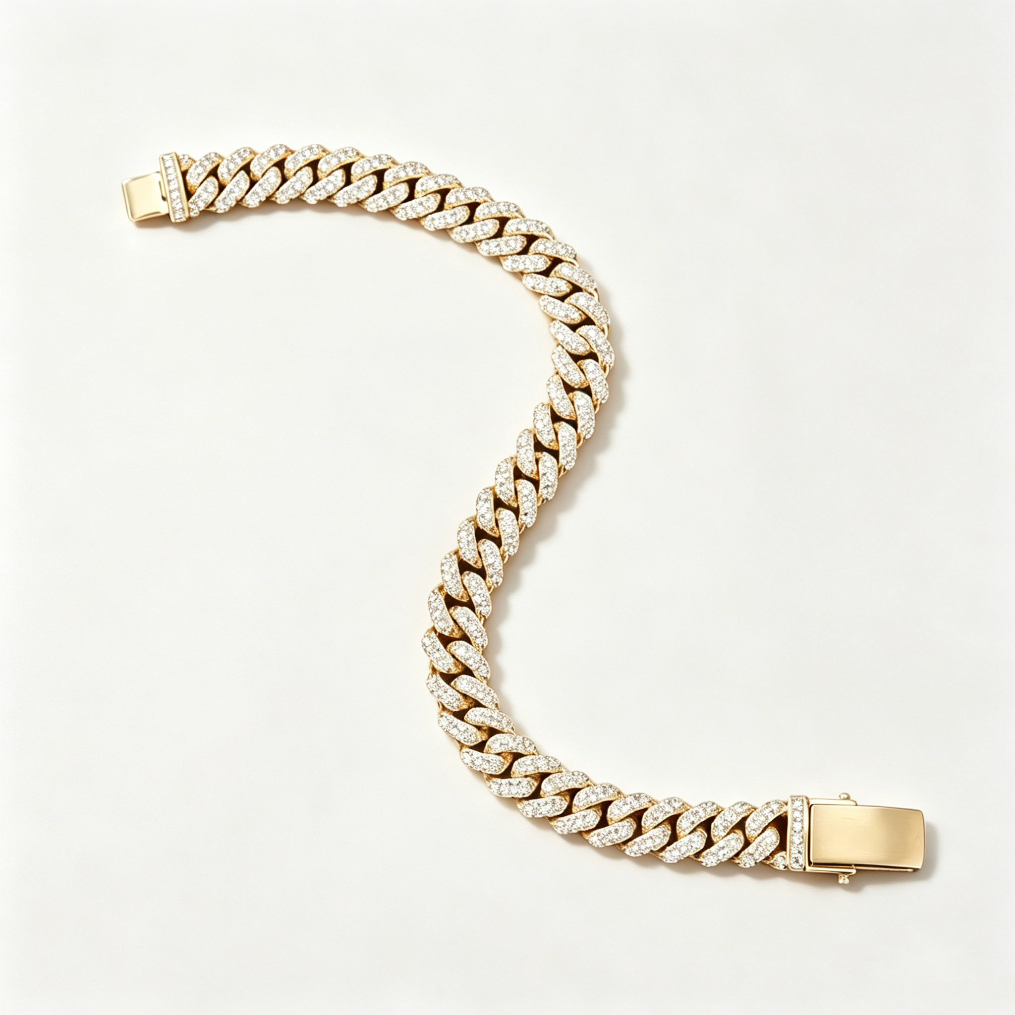 Iced Out Cuban Link Bracelet