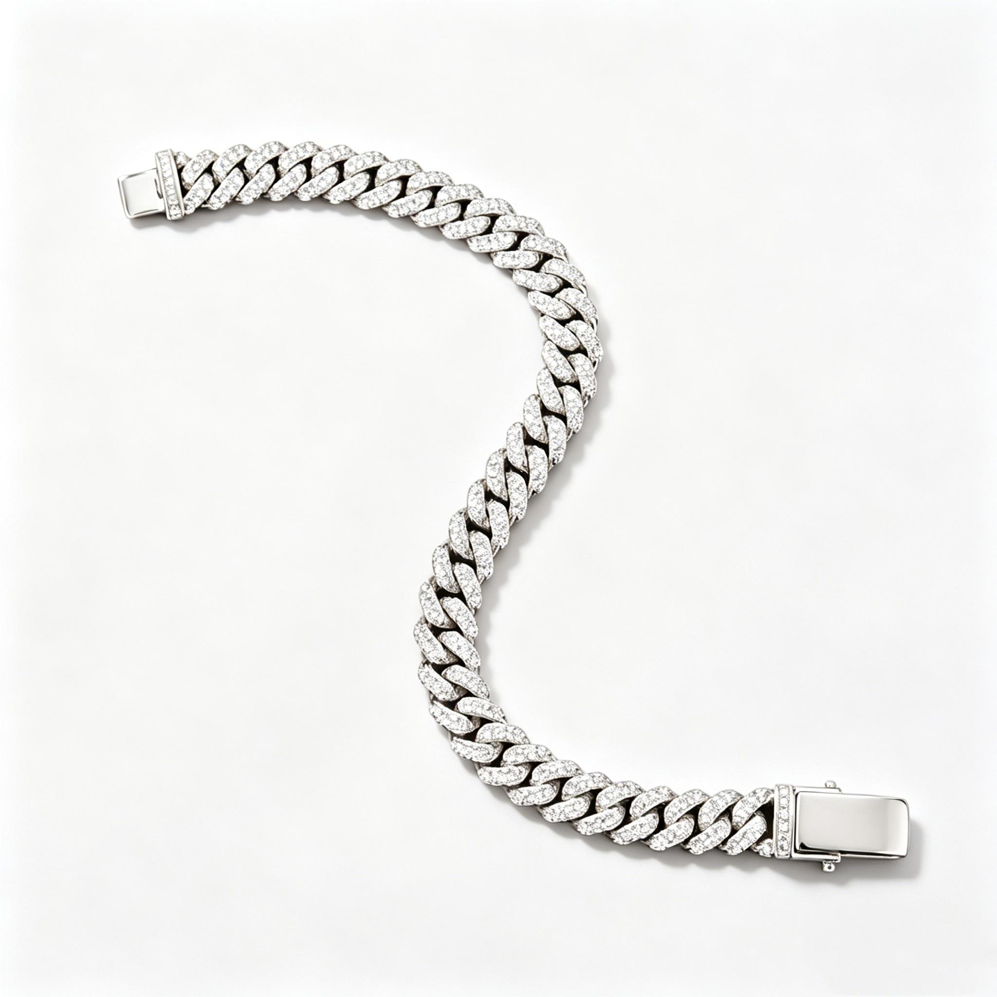 Iced Out Cuban Link Bracelet