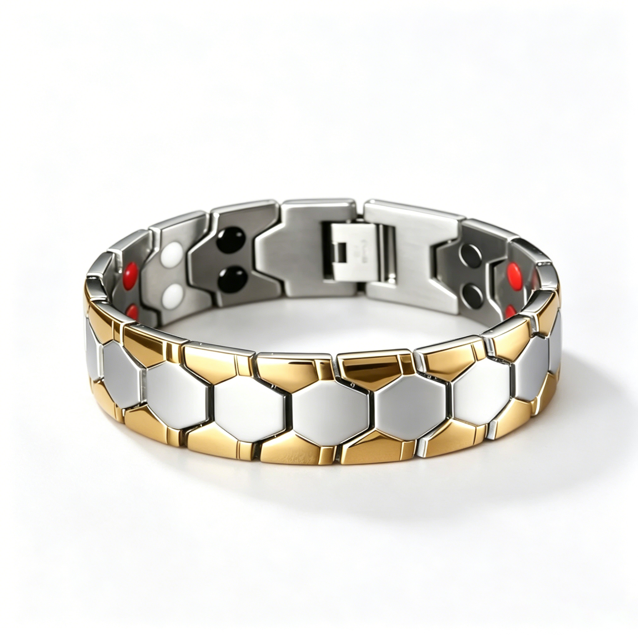 World Cup Soccer Hexagon Link Bracelet