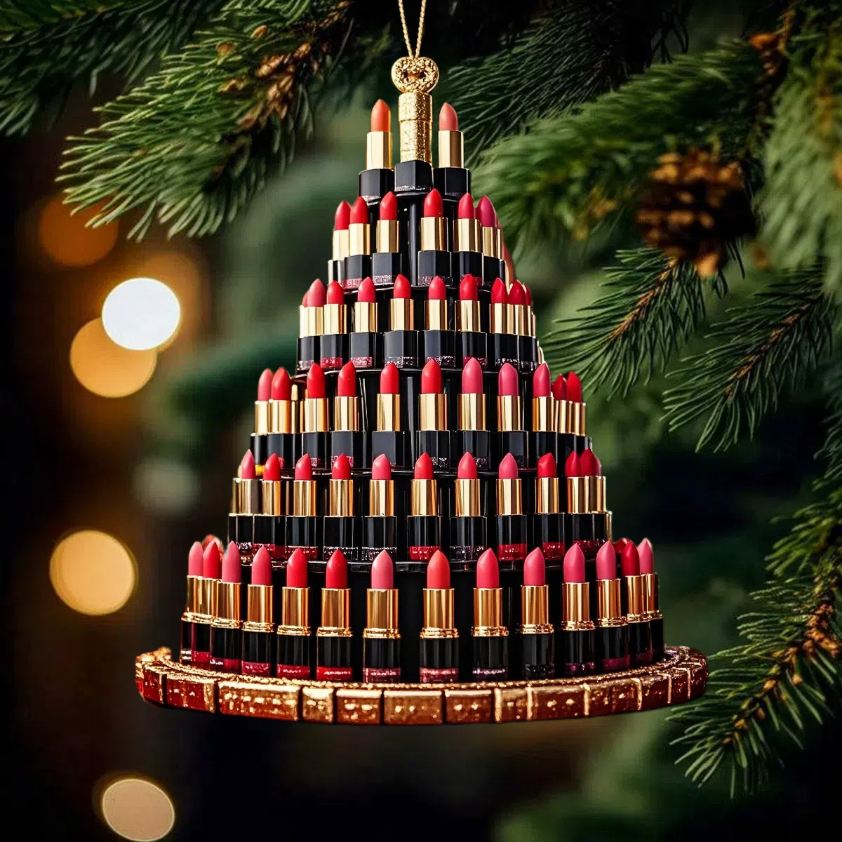 Lipstick Tree Ornament