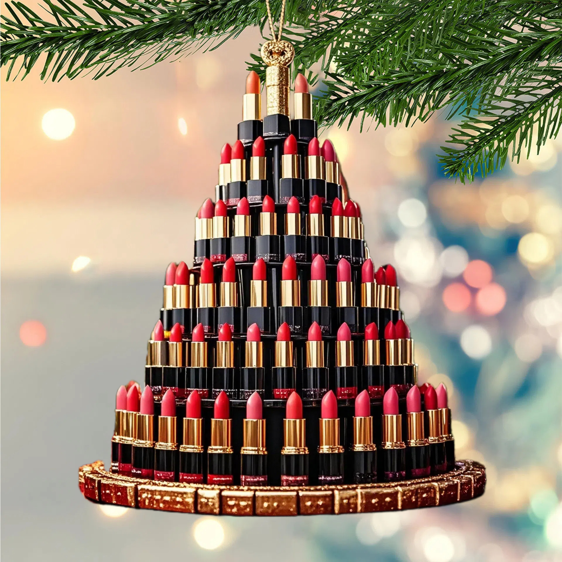 Lipstick Tree Ornament