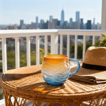 Sea Glass Sunset Mug