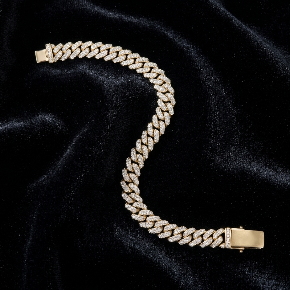 Iced Out Cuban Link Bracelet