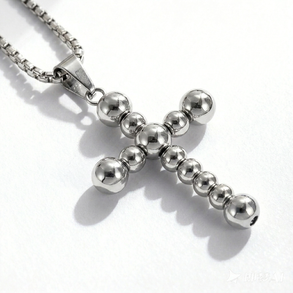 Stainless Steel Spinner Cross Chain