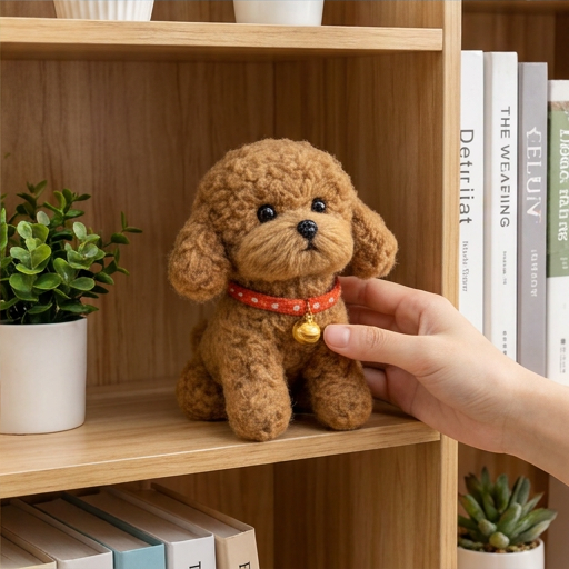 🐶 DIY Pipe Cleaner Poodle Figurine Kit