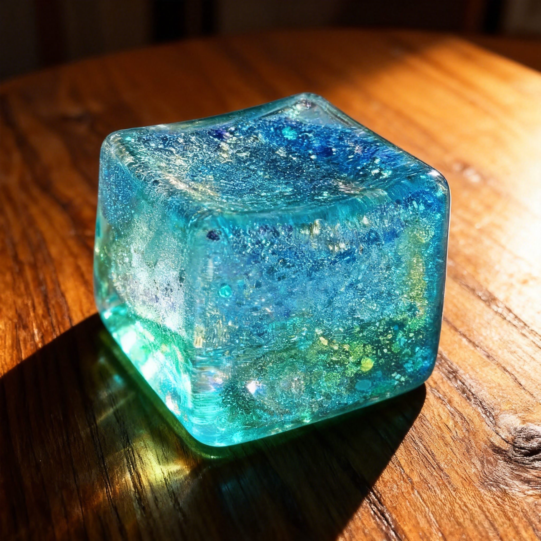 🌊 Ocean Cube Ultra Slow Rising Squishy