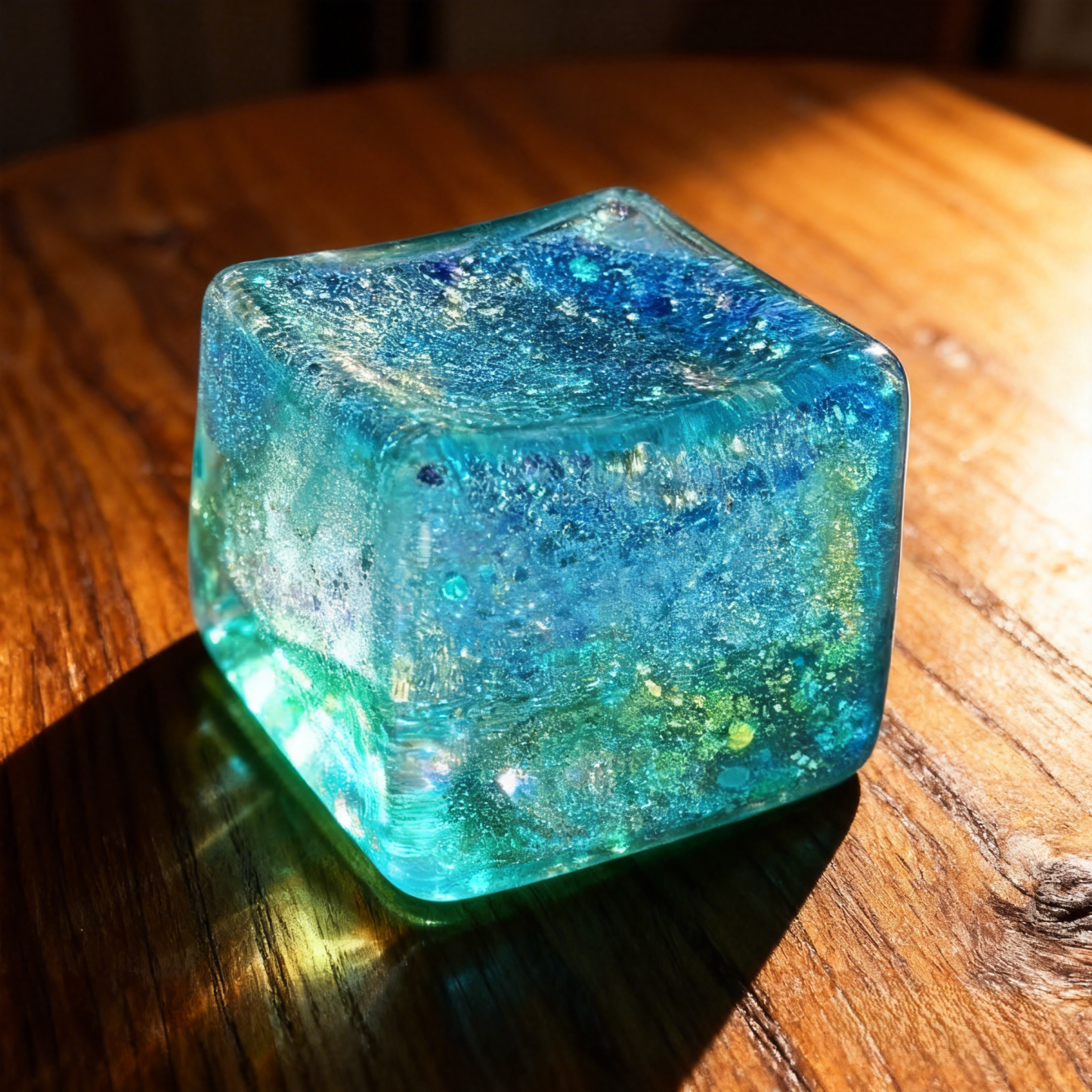 🌊 Ocean Cube Ultra Slow Rising Squishy