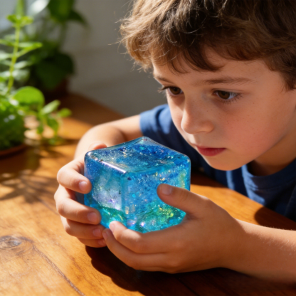 🌊 Ocean Cube Ultra Slow Rising Squishy