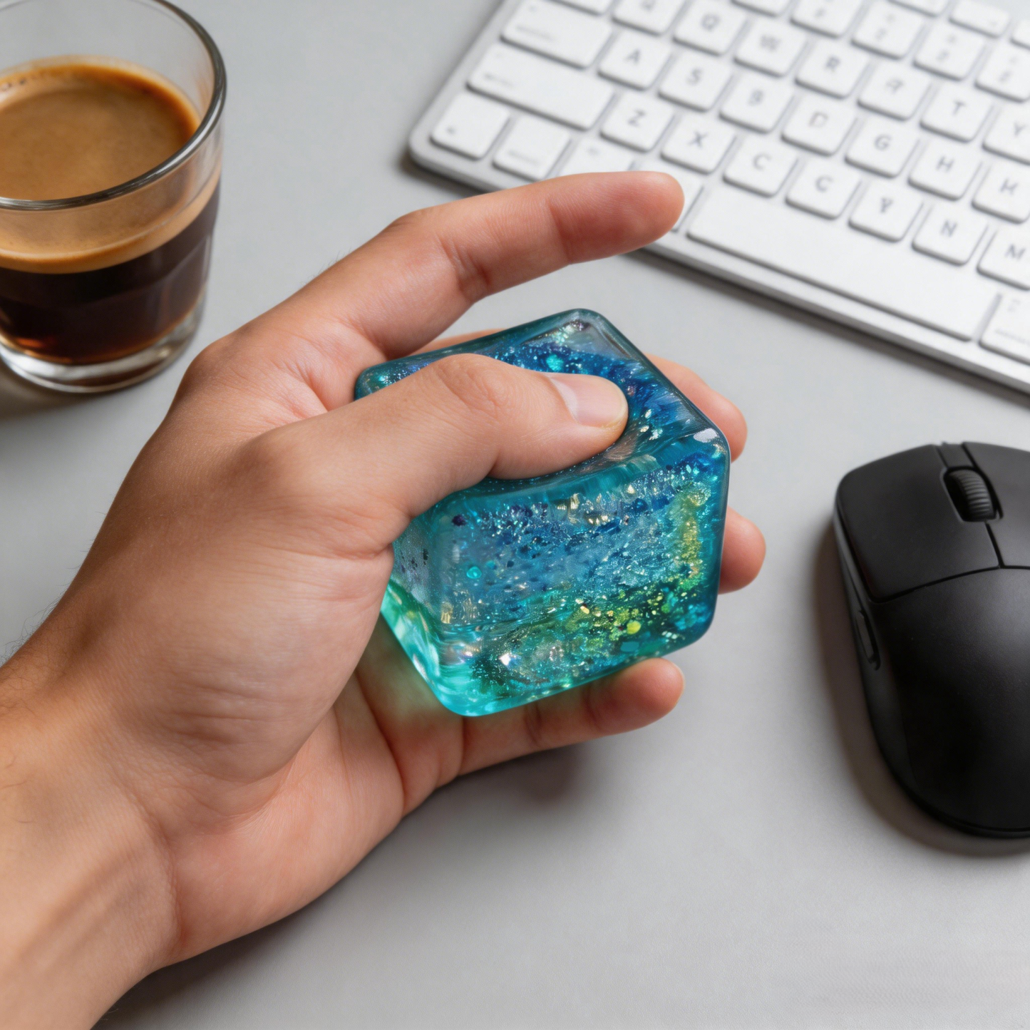 🌊 Ocean Cube Ultra Slow Rising Squishy