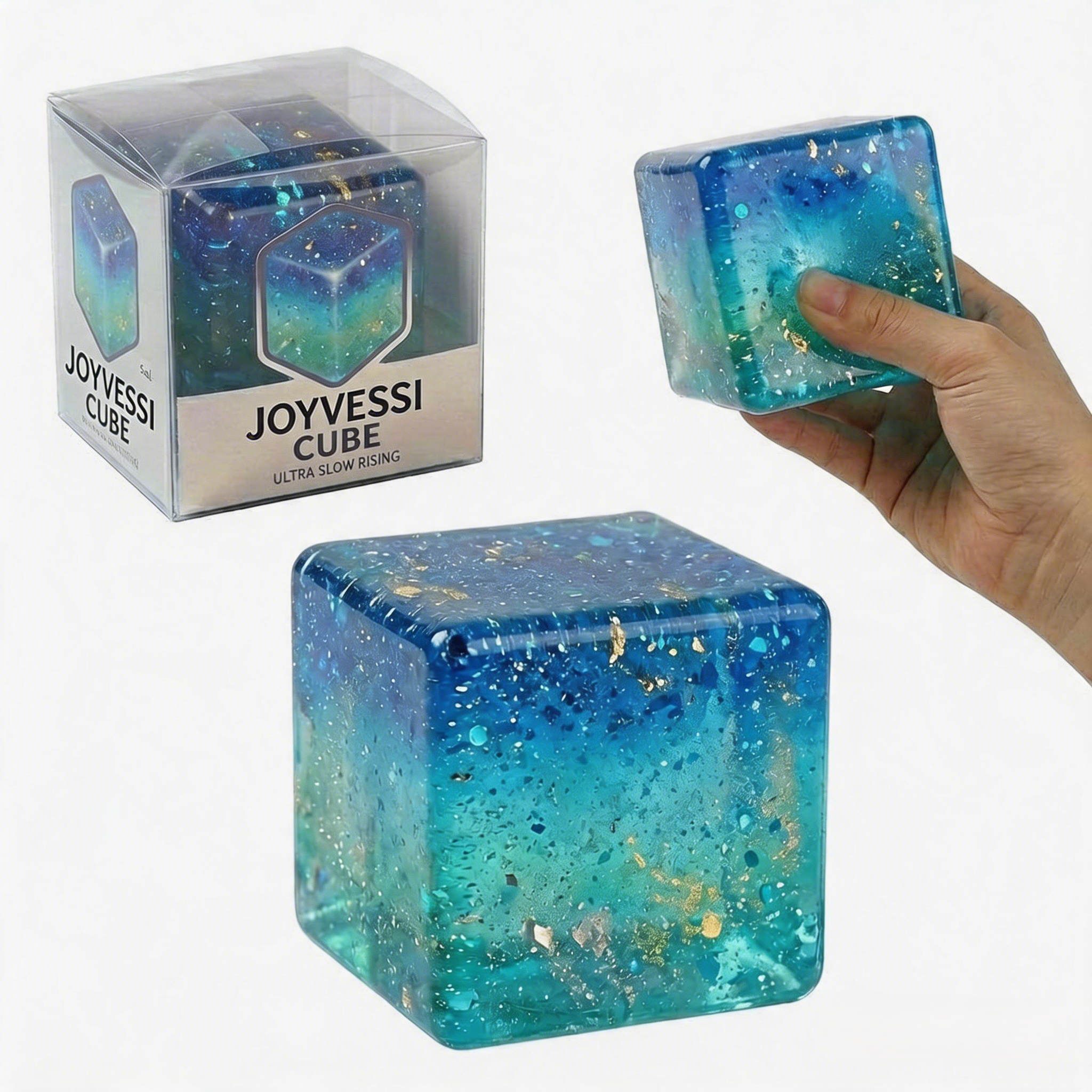 🌊 Ocean Cube Ultra Slow Rising Squishy
