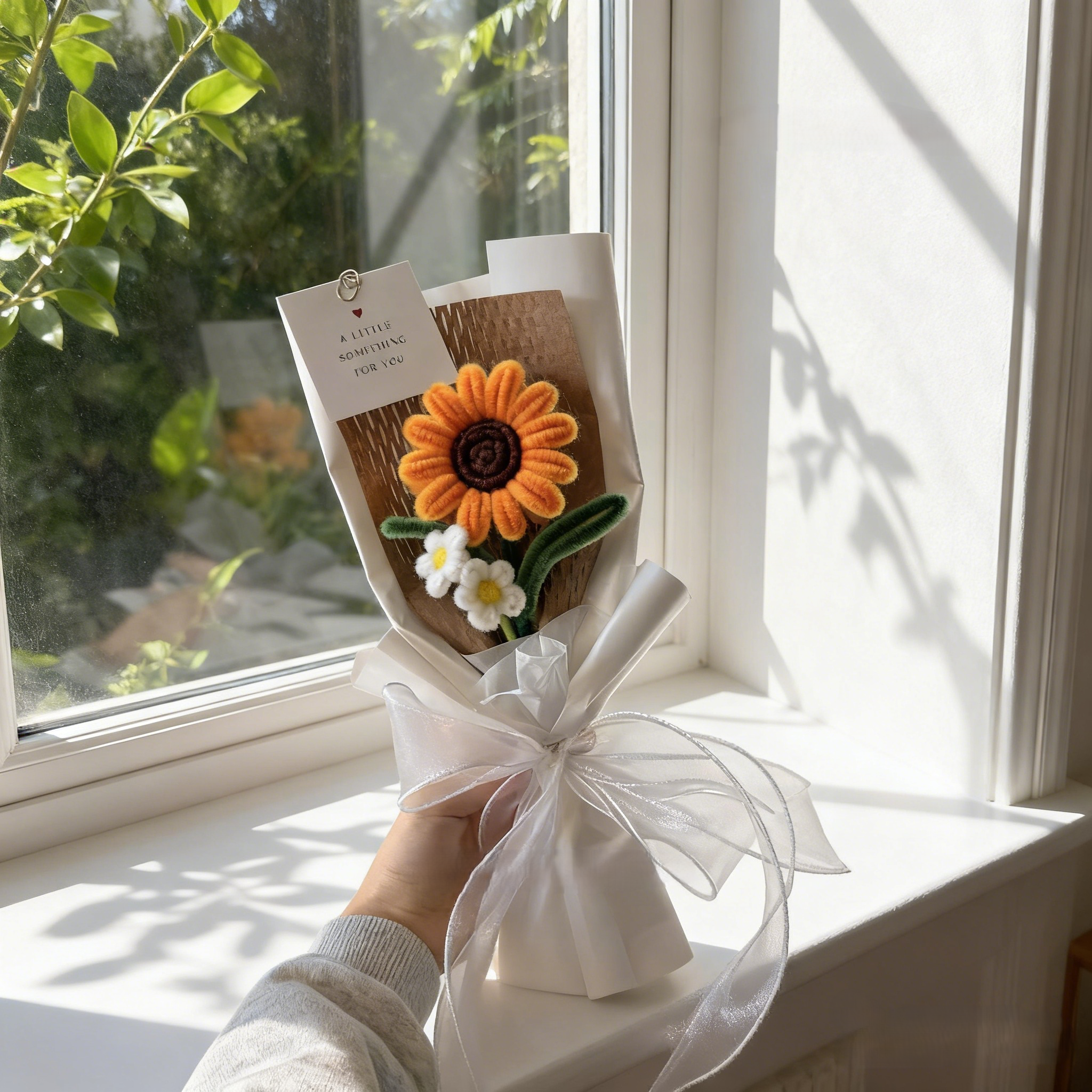 🌻 Pipe Cleaner Sunflower Bouquet DIY Kit