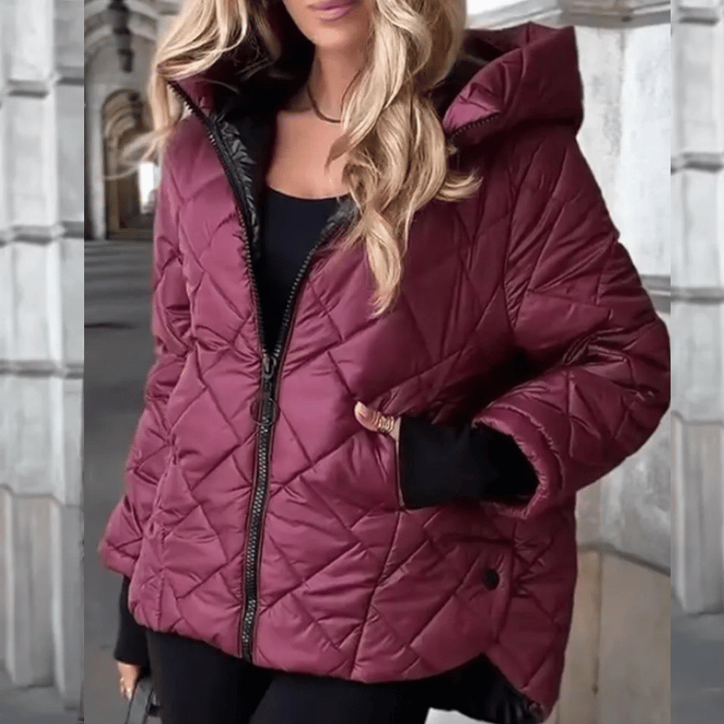 ✨Jachetă clasică din bumbac în carouri în formă de diamant