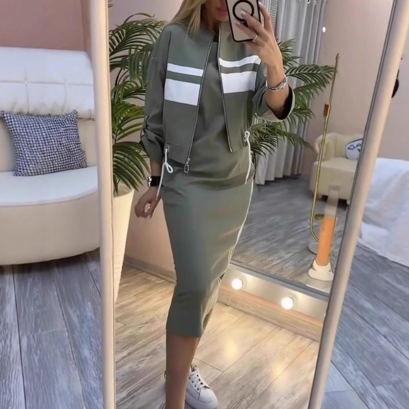 🎁2025 Nou - Set jachetă casual + rochie