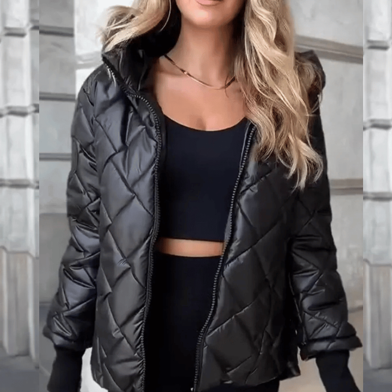 ✨Jachetă clasică din bumbac în carouri în formă de diamant