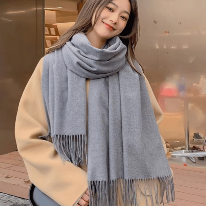 🌈Eșarfă din lână solidă