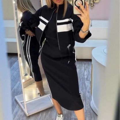 🎁2025 Nou - Set jachetă casual + rochie