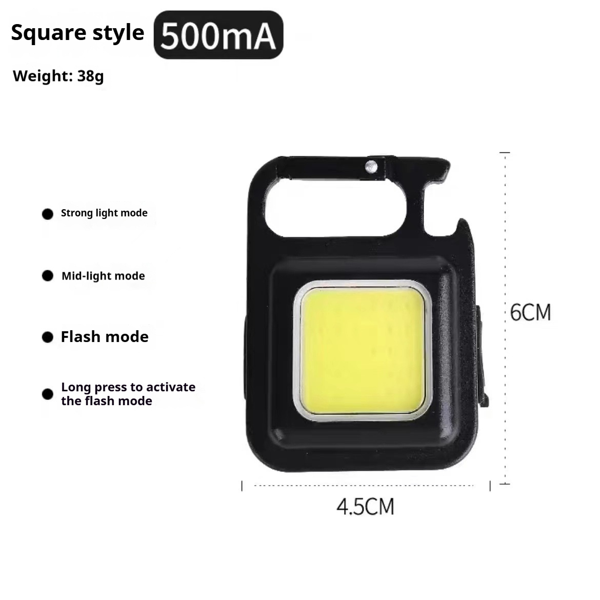 Multi-function led mini flashlight