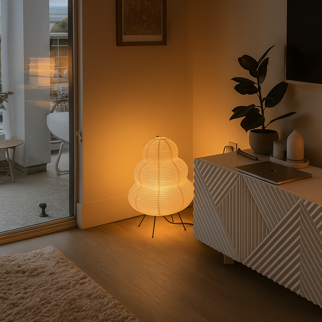 Soft Glow Paper Lamp
