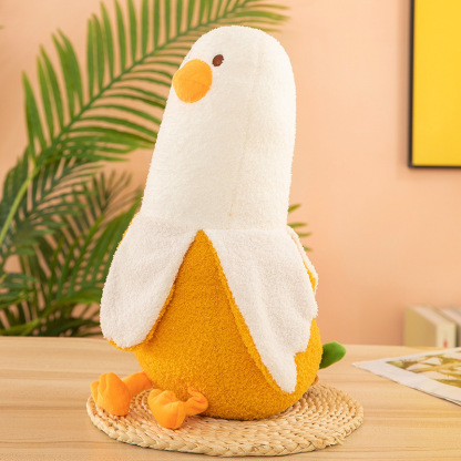 Banana Duck Plush Toy Pillow