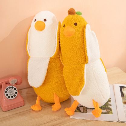 Banana Duck Plush Toy Pillow