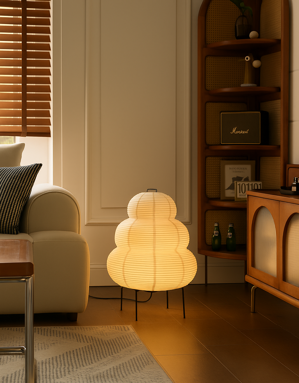 Soft Glow Paper Lamp