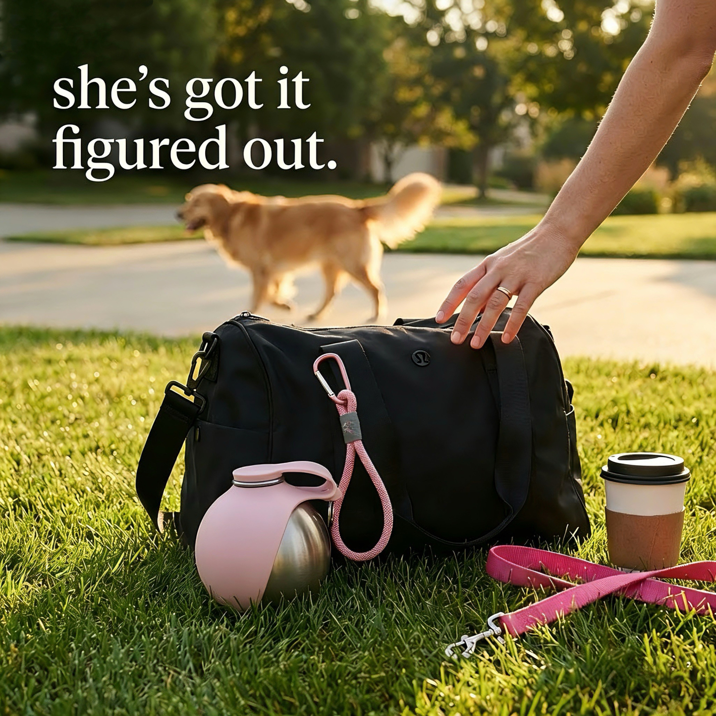 Portable Pet Water Bottle — 304 Stainless Steel, Leak-Proof, 285ML