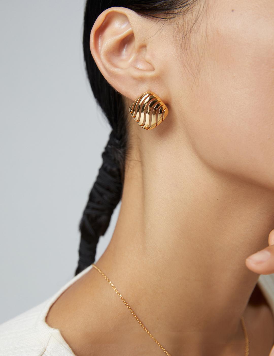 Simple Geometric Earrings