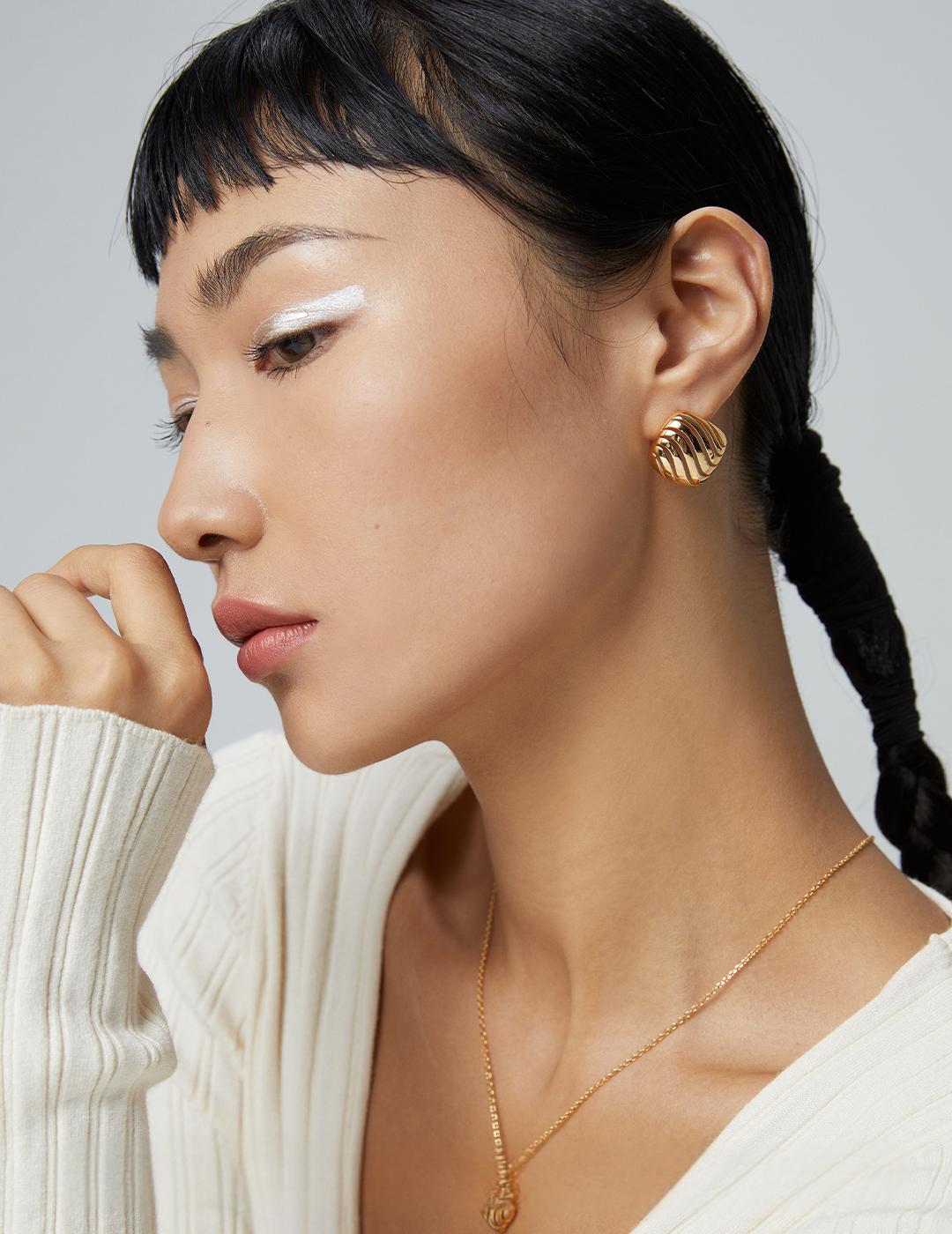 Simple Geometric Earrings