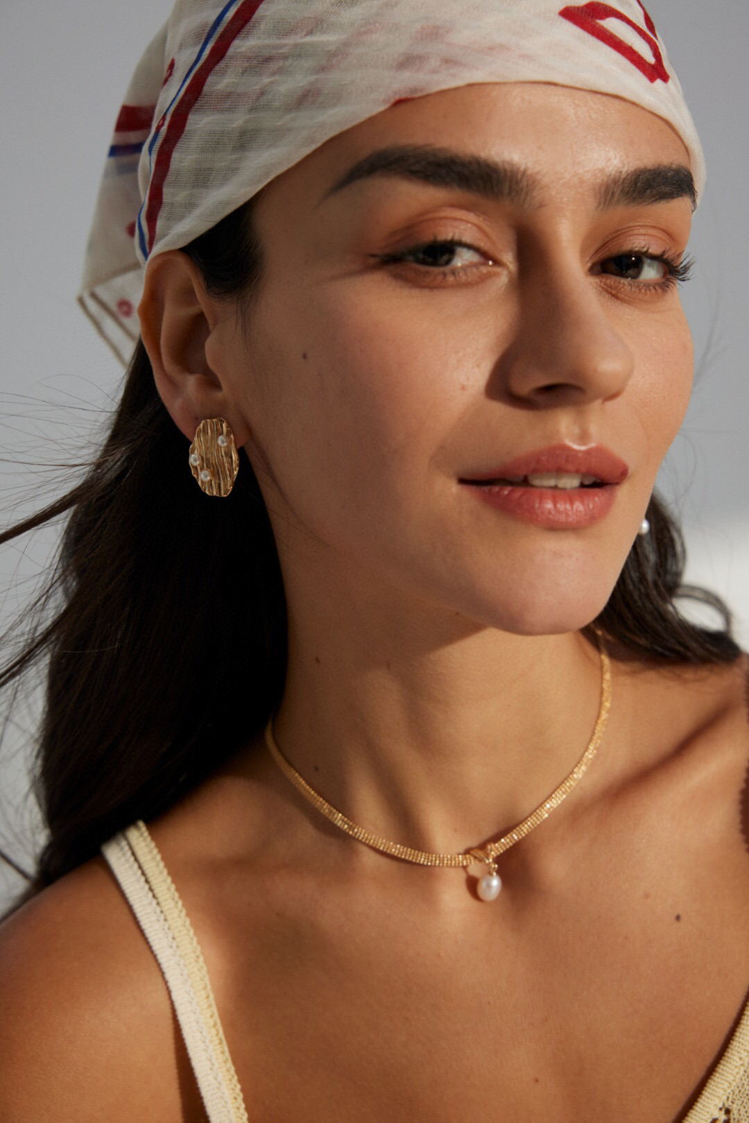 Vintage pearl earrings with a sense of design