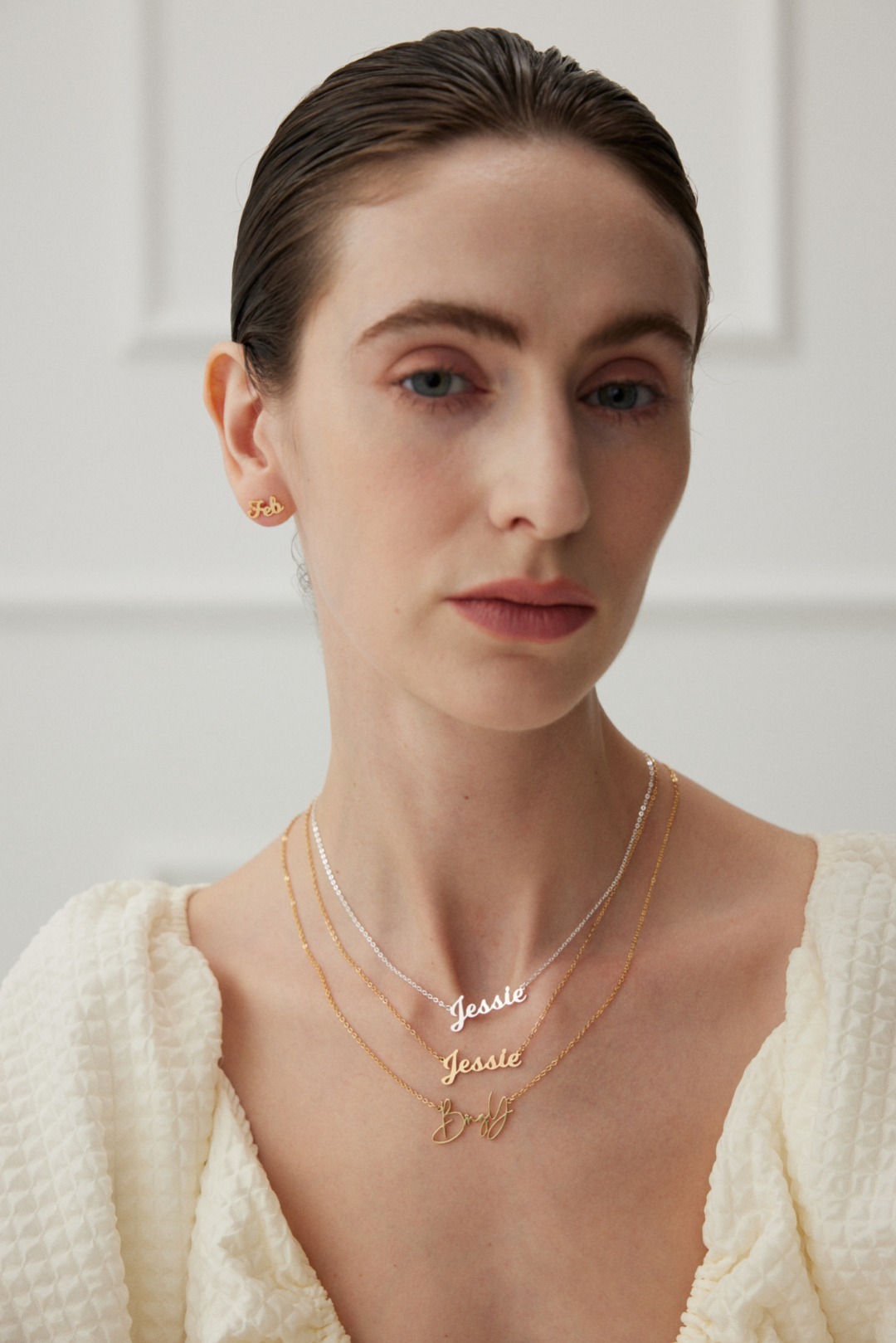 Customized necklace with letters