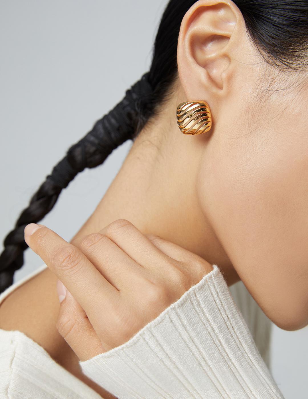 Simple Geometric Earrings