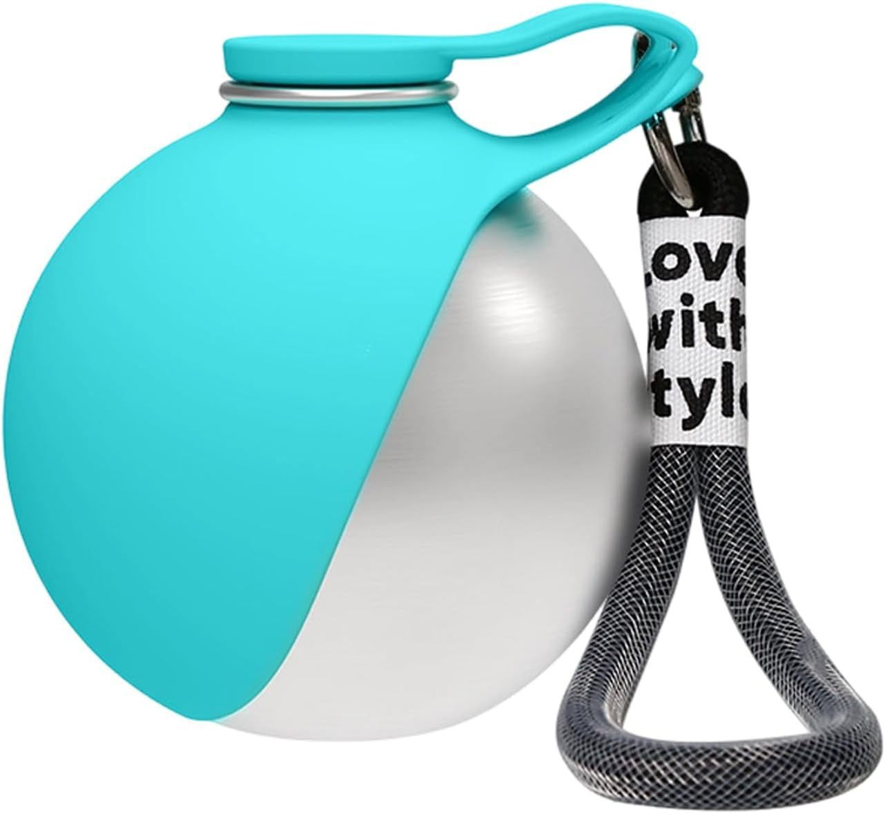 Portable Pet Water Bottle — 304 Stainless Steel, Leak-Proof, 285ML