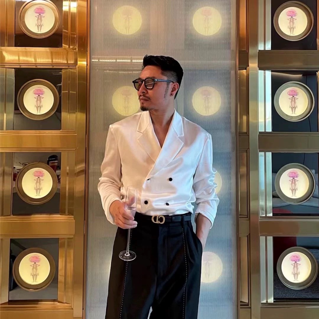 🔥50% off-Men's casual double-breasted fashionable suit set