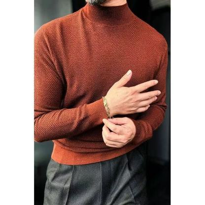 🔥Black Friday 50% off-Mid-length collar long-sleeved knitwear